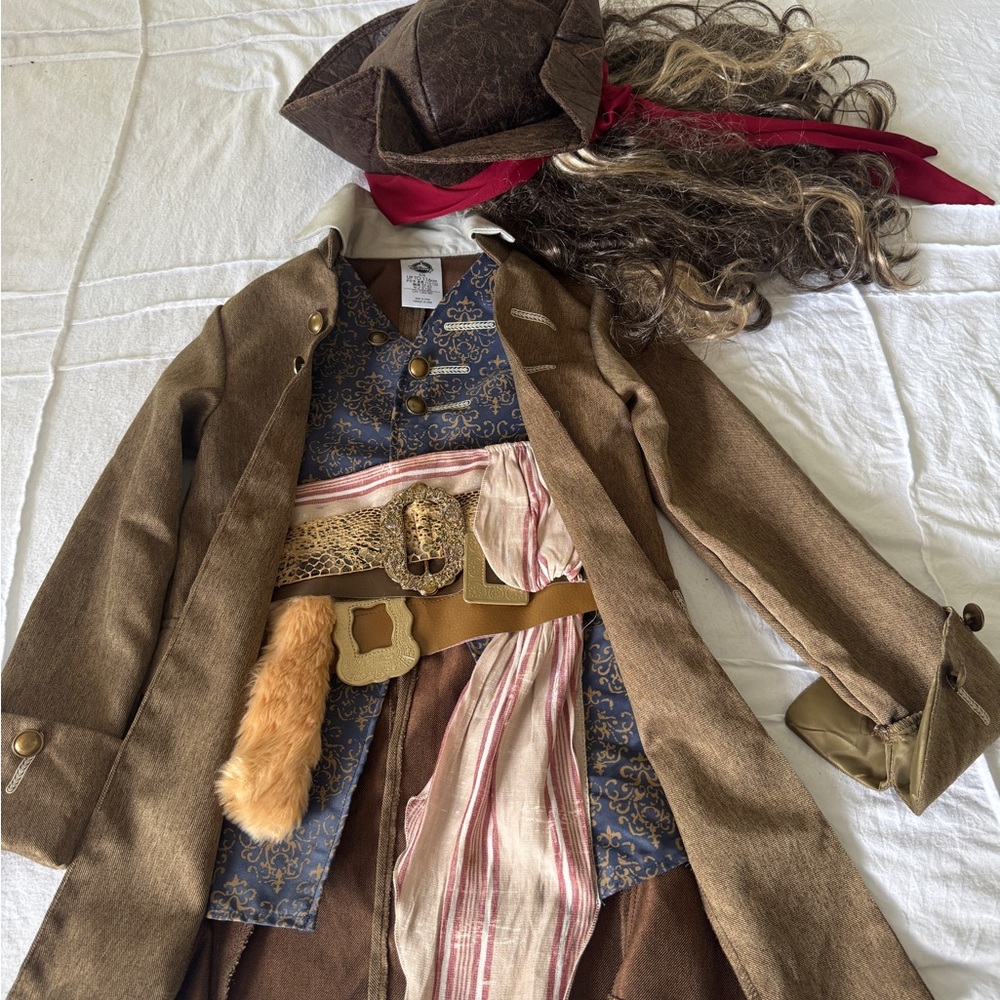 Disney Captain Jack Sparrow Pirate Costume for Kids